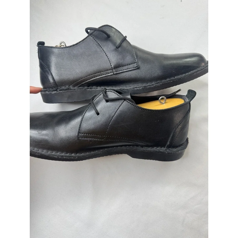 Veldskoen Heritage Black Leather Chukka Boots Mens Size 12 Made in South Africa